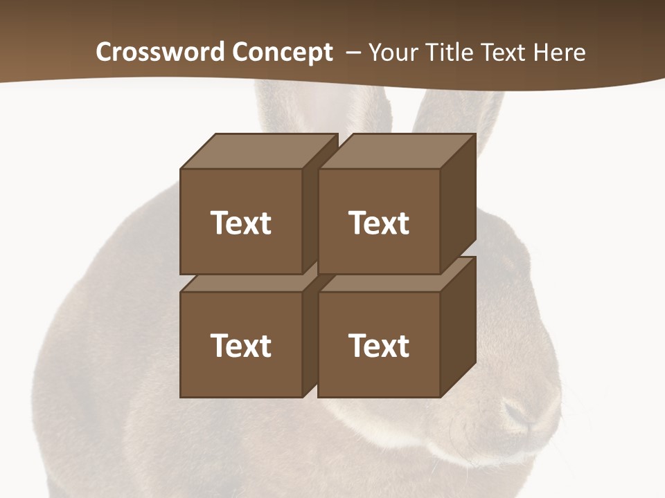 Whiskers Playful Brown PowerPoint Template