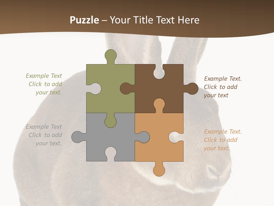 Whiskers Playful Brown PowerPoint Template