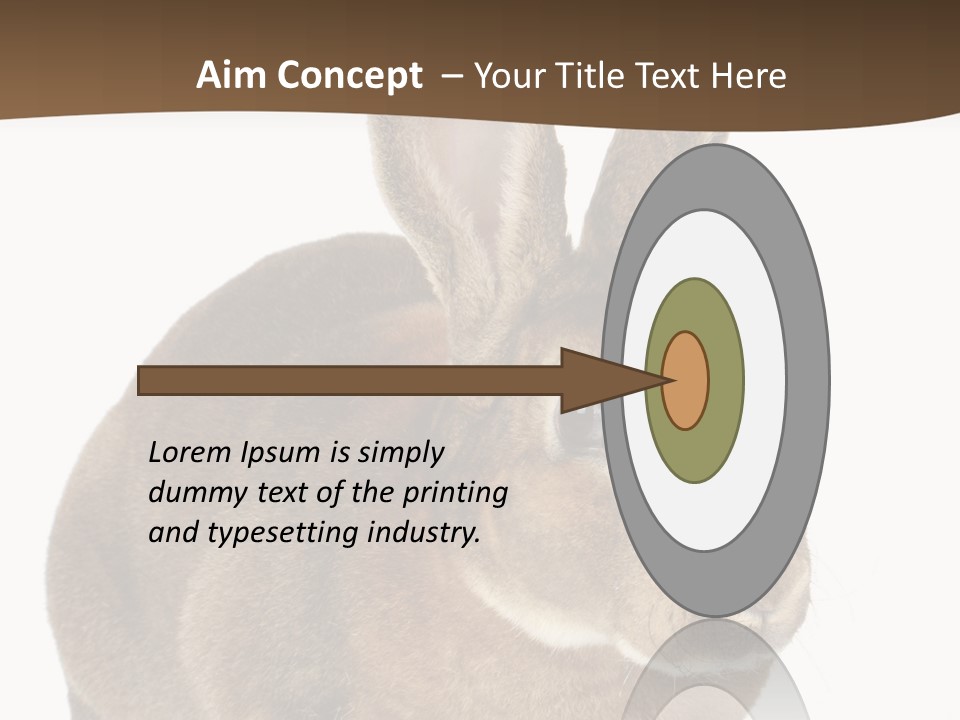 Whiskers Playful Brown PowerPoint Template