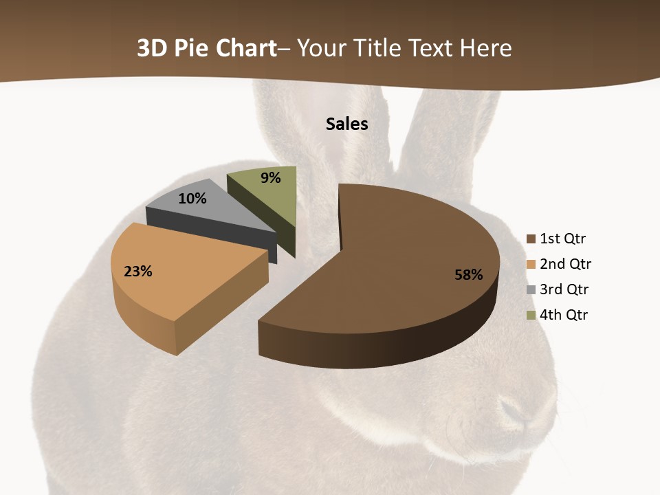 Whiskers Playful Brown PowerPoint Template