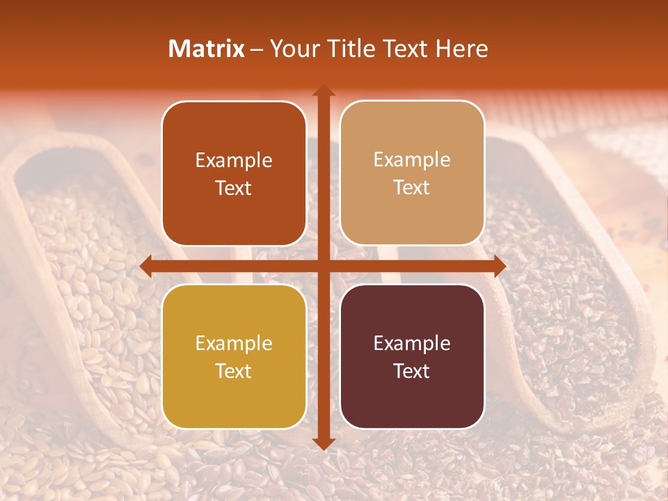 Flax Seeds PowerPoint Template
