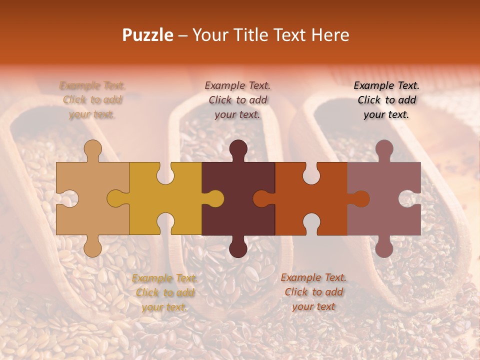 Flax Seeds PowerPoint Template