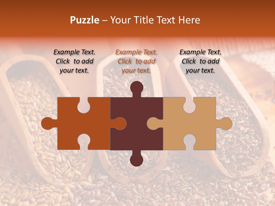 Flax Seeds PowerPoint Template