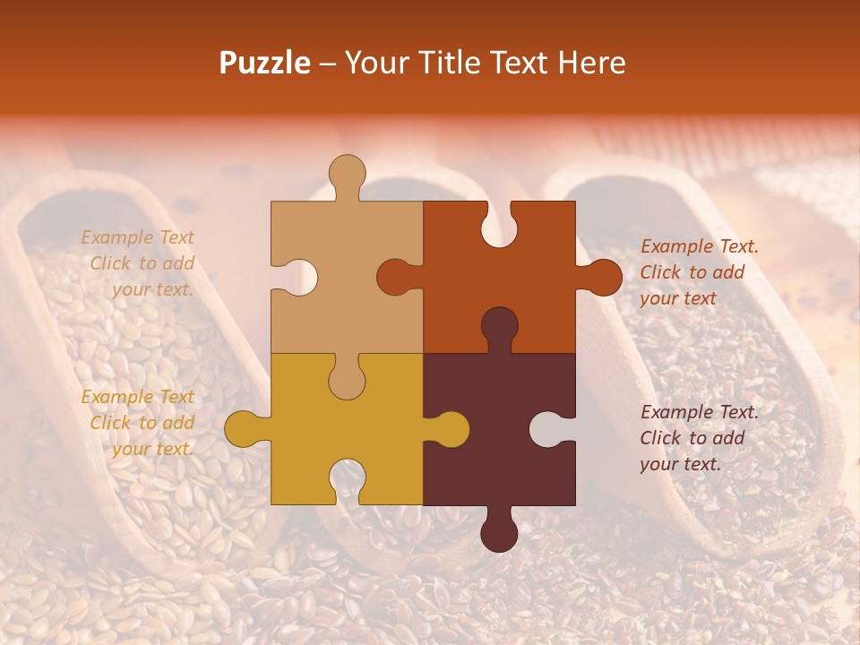 Flax Seeds PowerPoint Template
