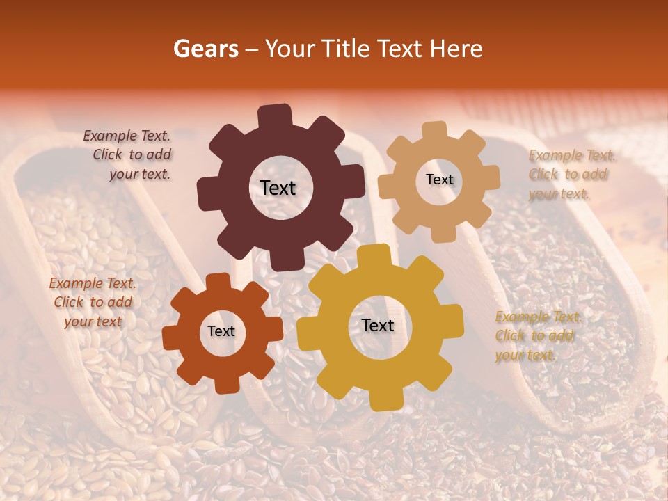 Flax Seeds PowerPoint Template