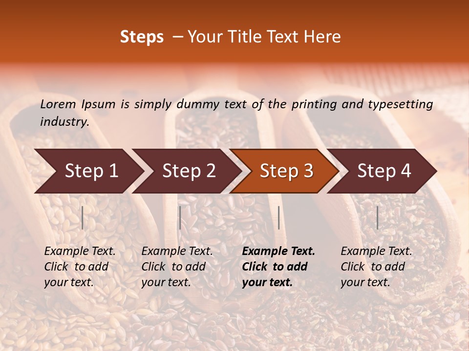 Flax Seeds PowerPoint Template