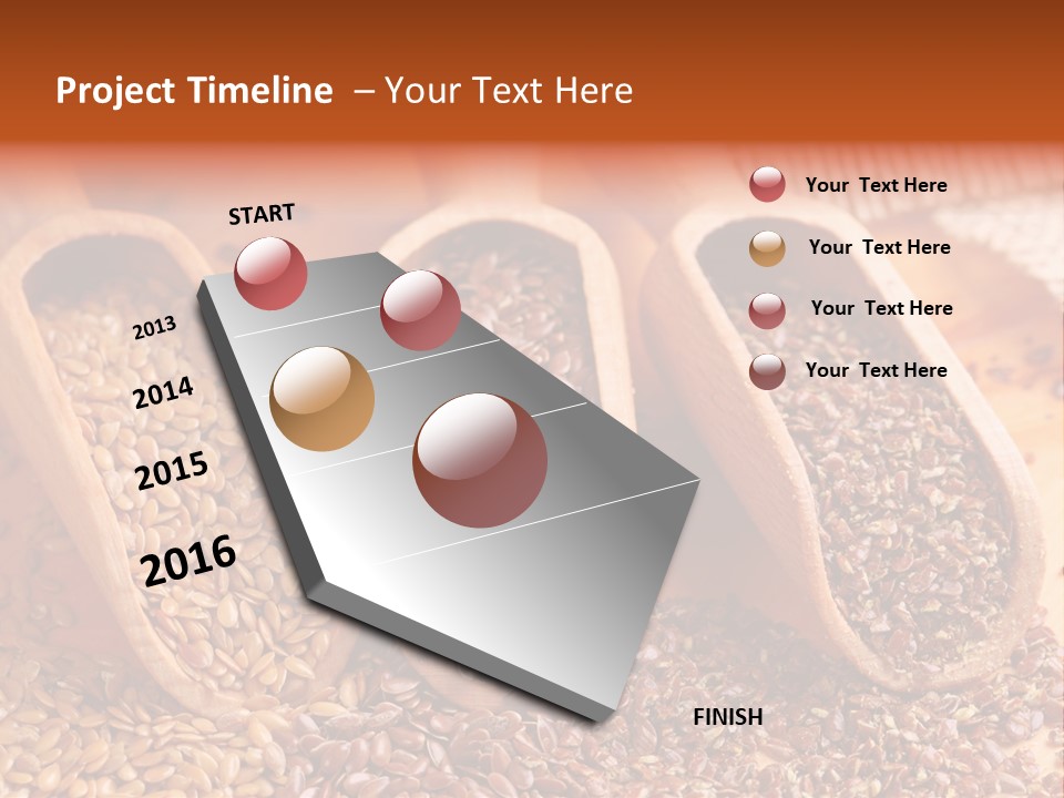 Flax Seeds PowerPoint Template