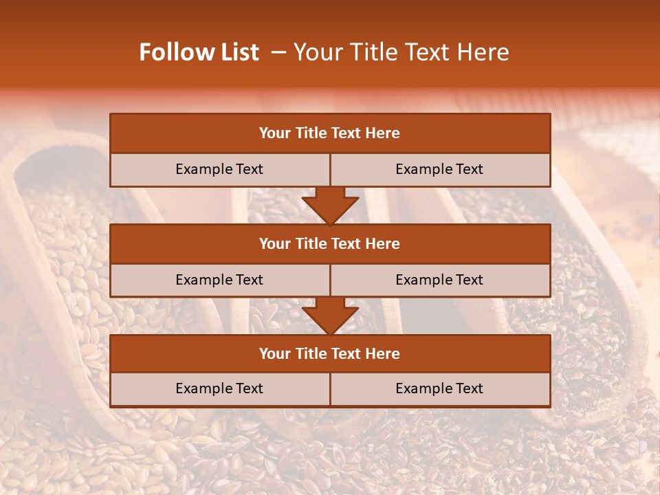 Flax Seeds PowerPoint Template