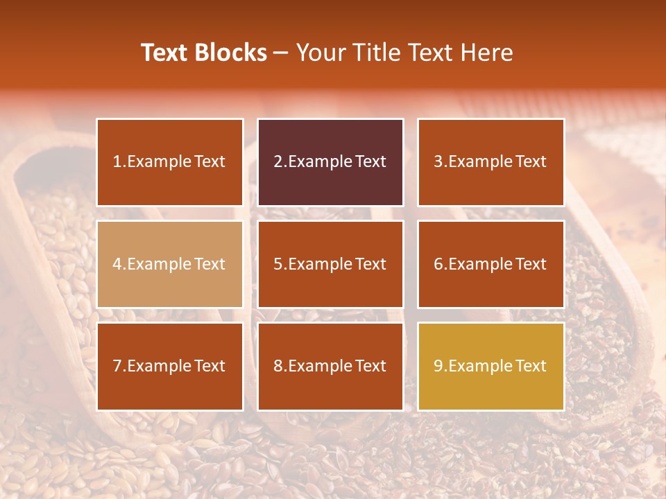 Flax Seeds PowerPoint Template
