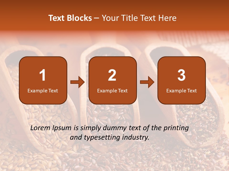 Flax Seeds PowerPoint Template