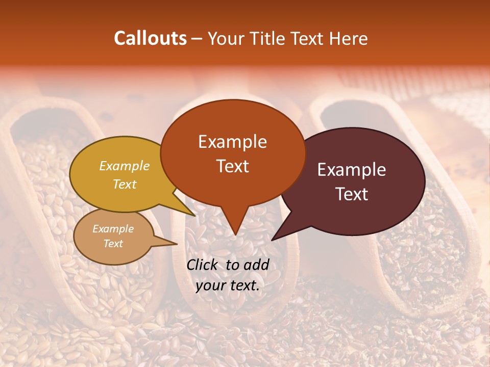 Flax Seeds PowerPoint Template