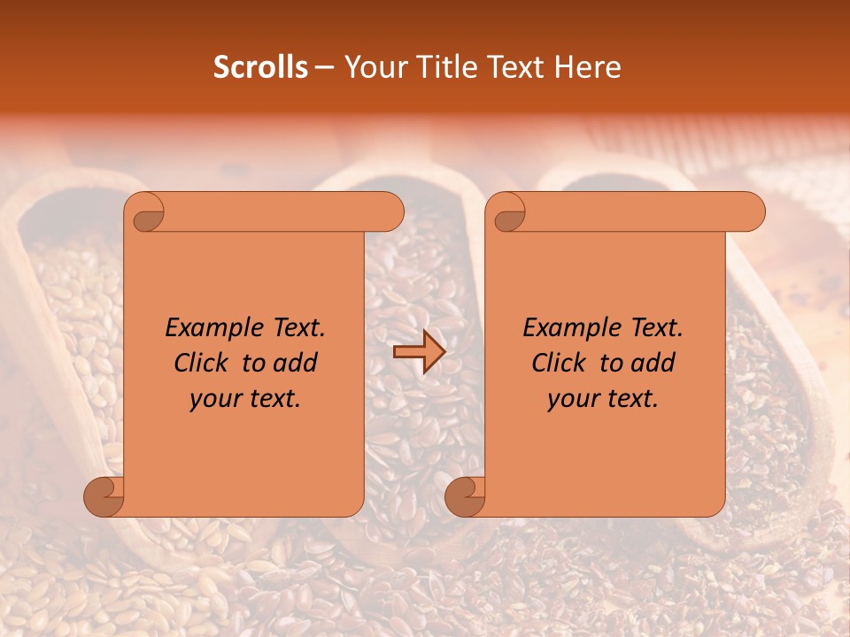 Flax Seeds PowerPoint Template