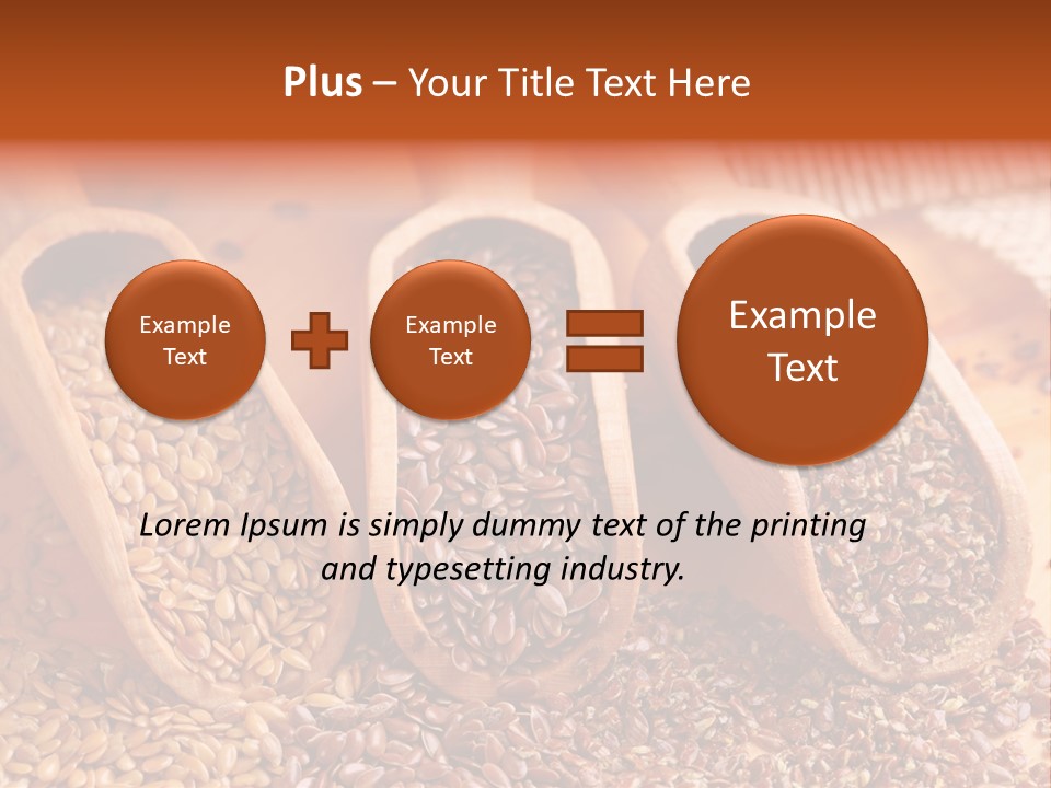 Flax Seeds PowerPoint Template
