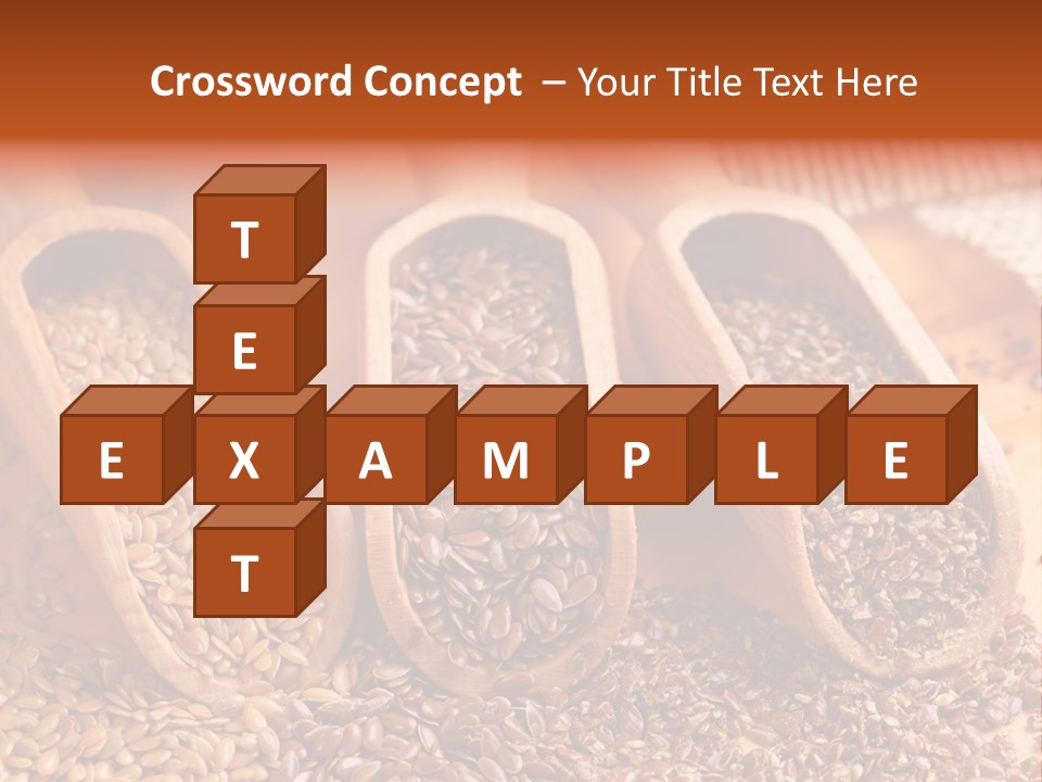 Flax Seeds PowerPoint Template