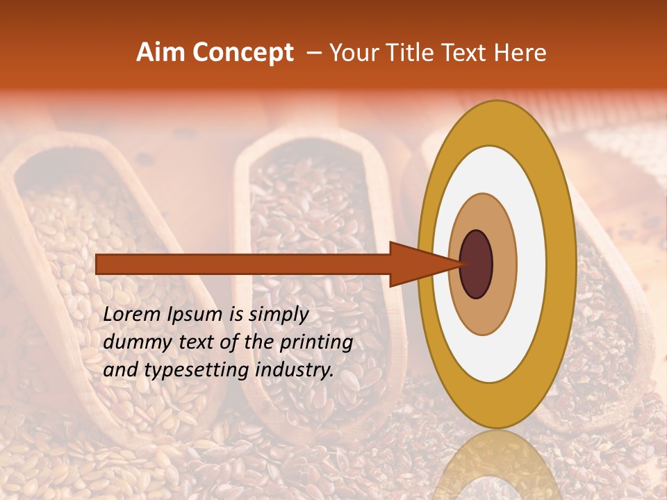 Flax Seeds PowerPoint Template