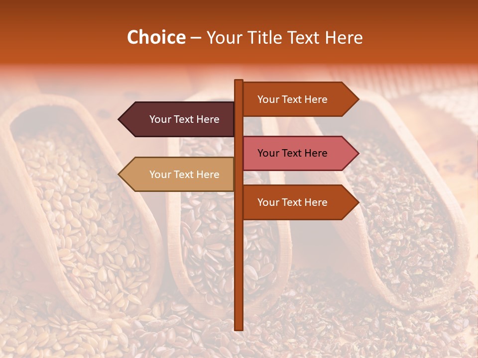Flax Seeds PowerPoint Template