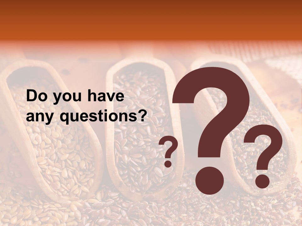 Flax Seeds PowerPoint Template
