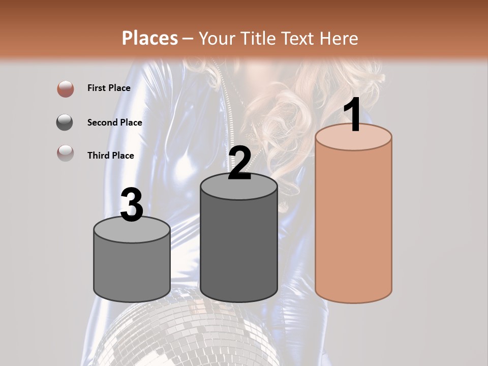 Disco Girl PowerPoint Template