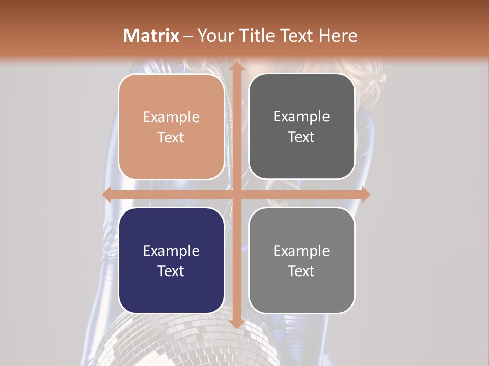 Disco Girl PowerPoint Template