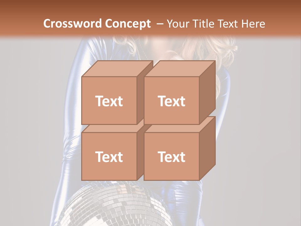 Disco Girl PowerPoint Template