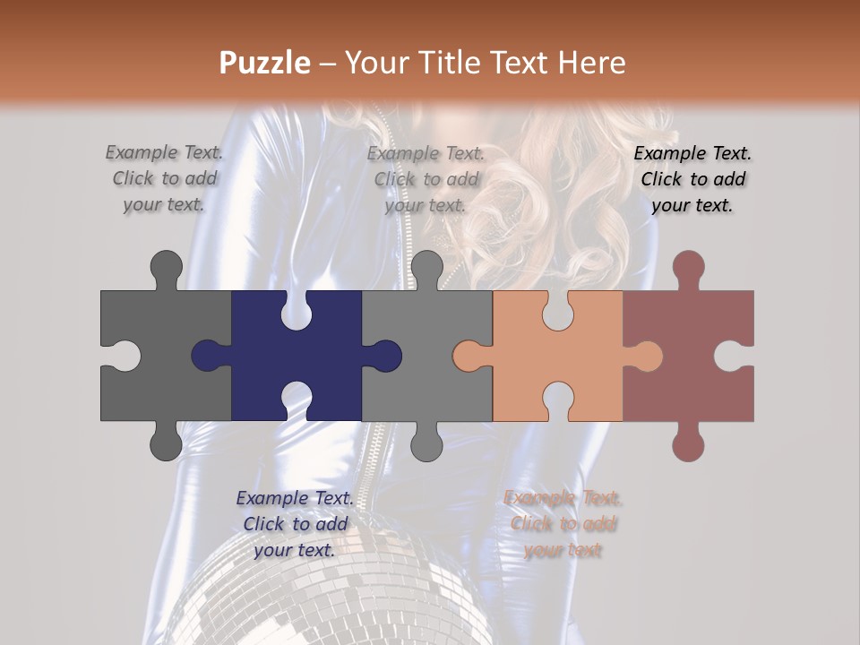 Disco Girl PowerPoint Template