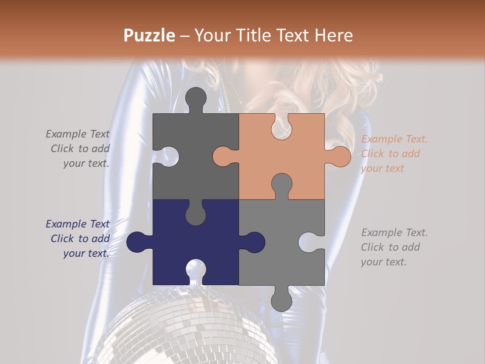 Disco Girl PowerPoint Template