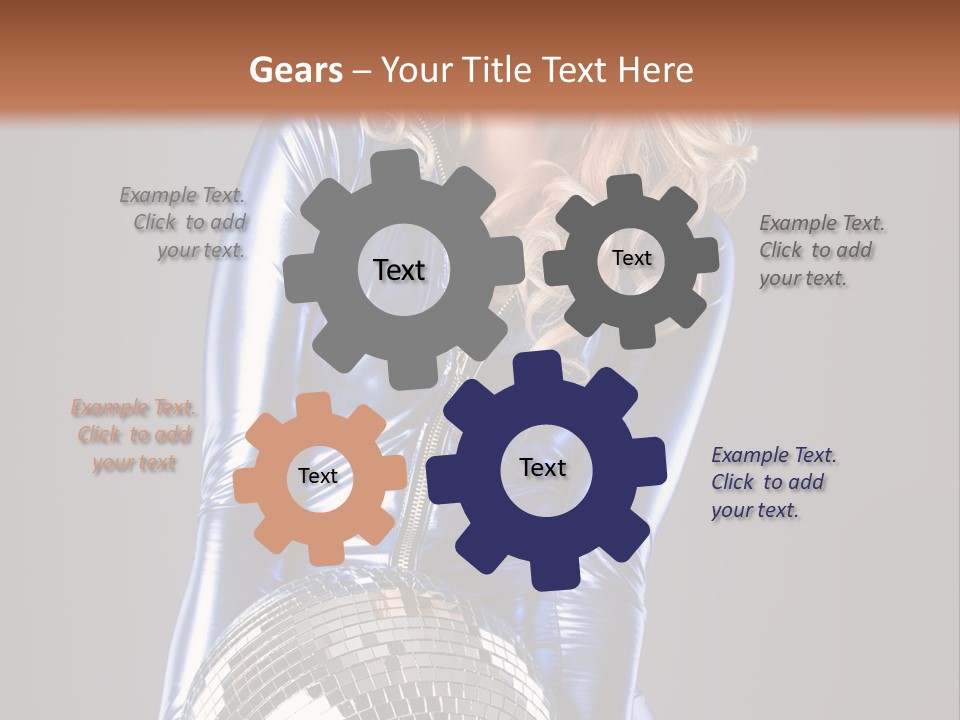 Disco Girl PowerPoint Template