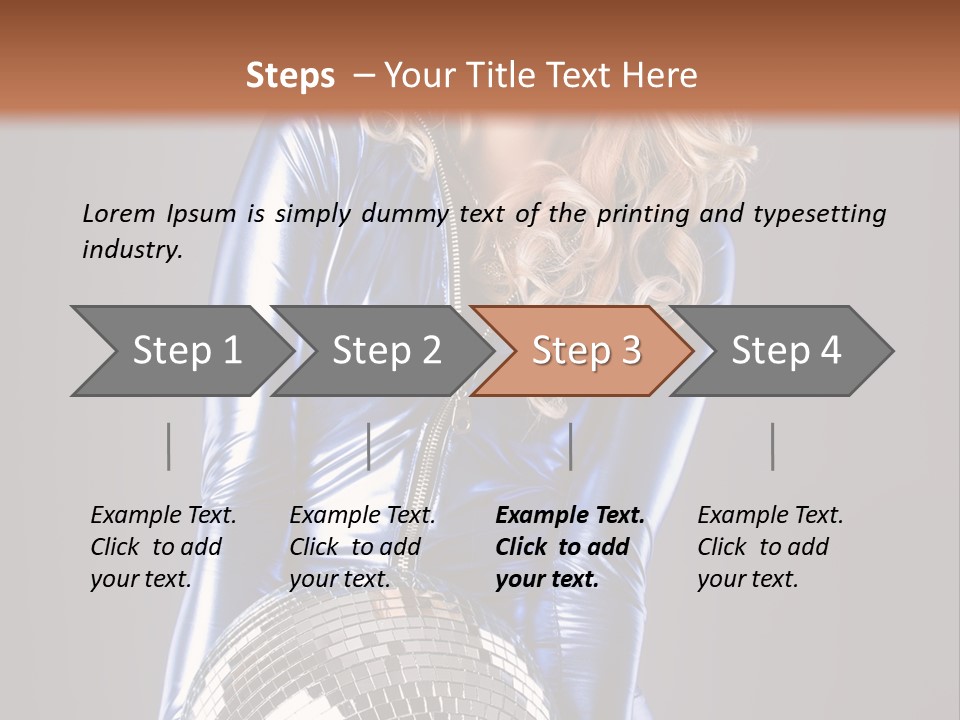 Disco Girl PowerPoint Template