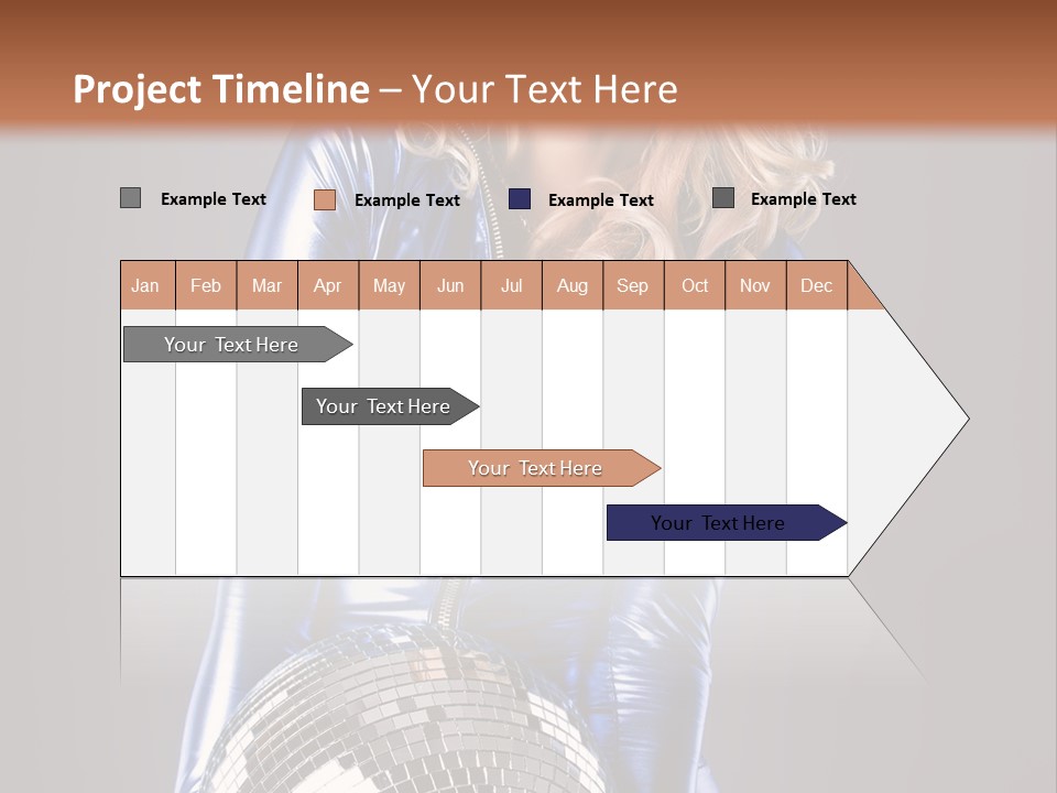 Disco Girl PowerPoint Template