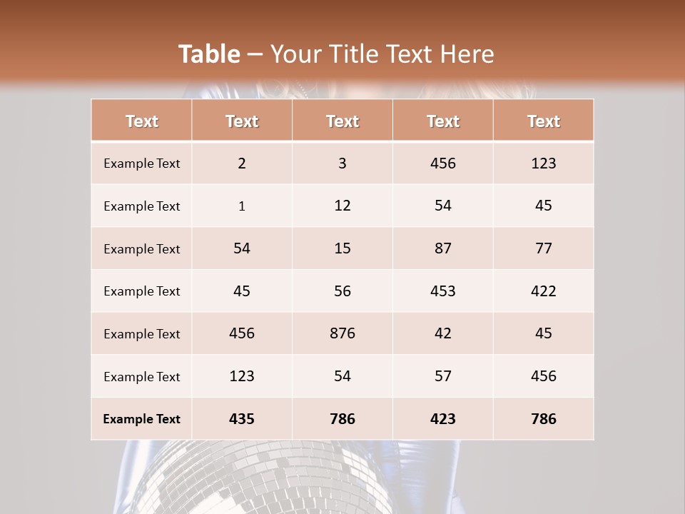 Disco Girl PowerPoint Template