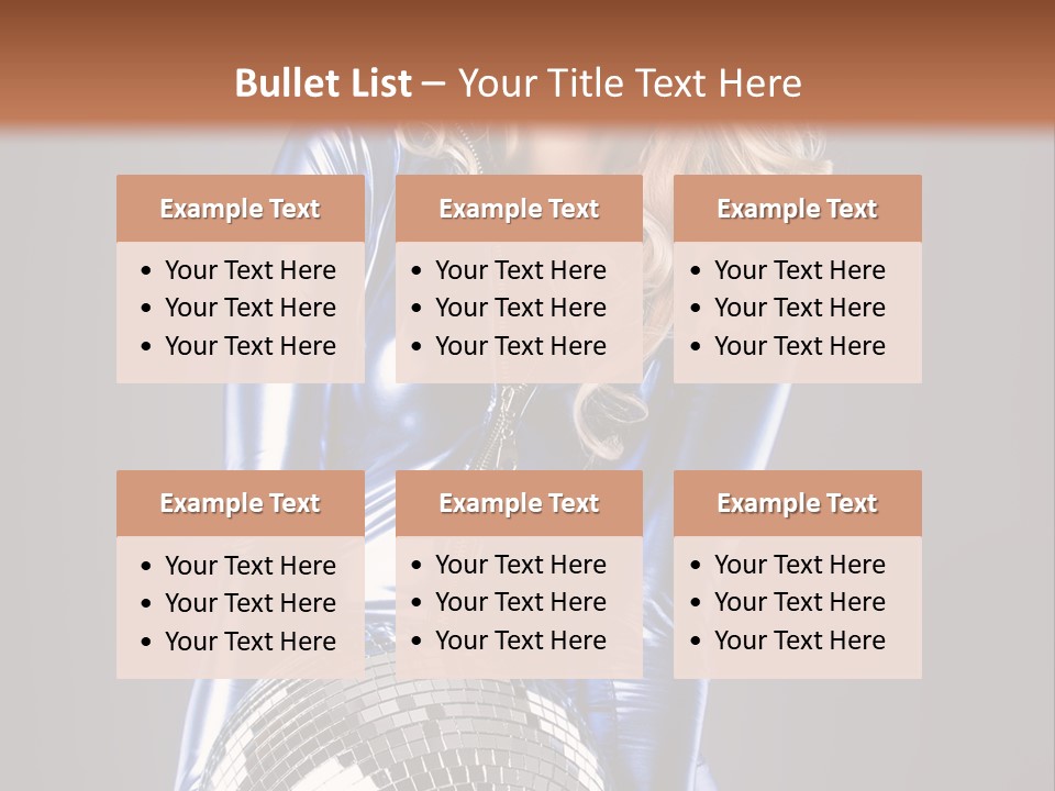 Disco Girl PowerPoint Template