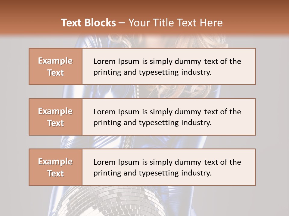 Disco Girl PowerPoint Template