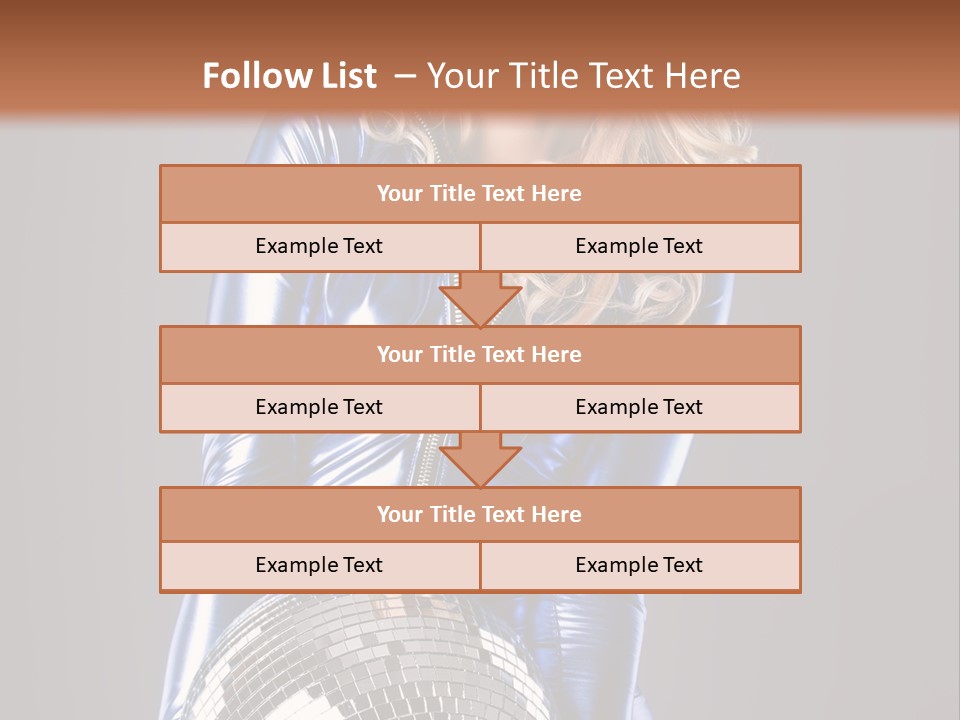 Disco Girl PowerPoint Template