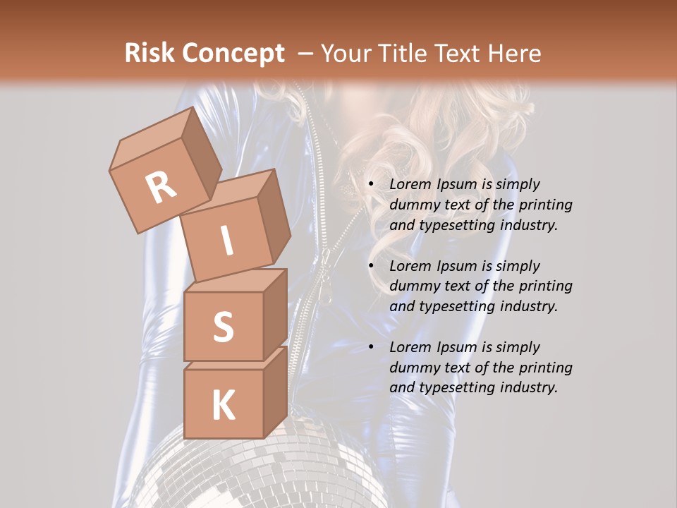 Disco Girl PowerPoint Template