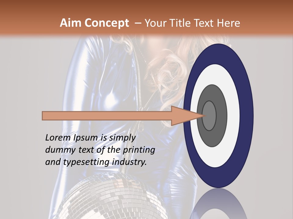 Disco Girl PowerPoint Template