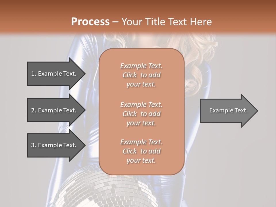 Disco Girl PowerPoint Template