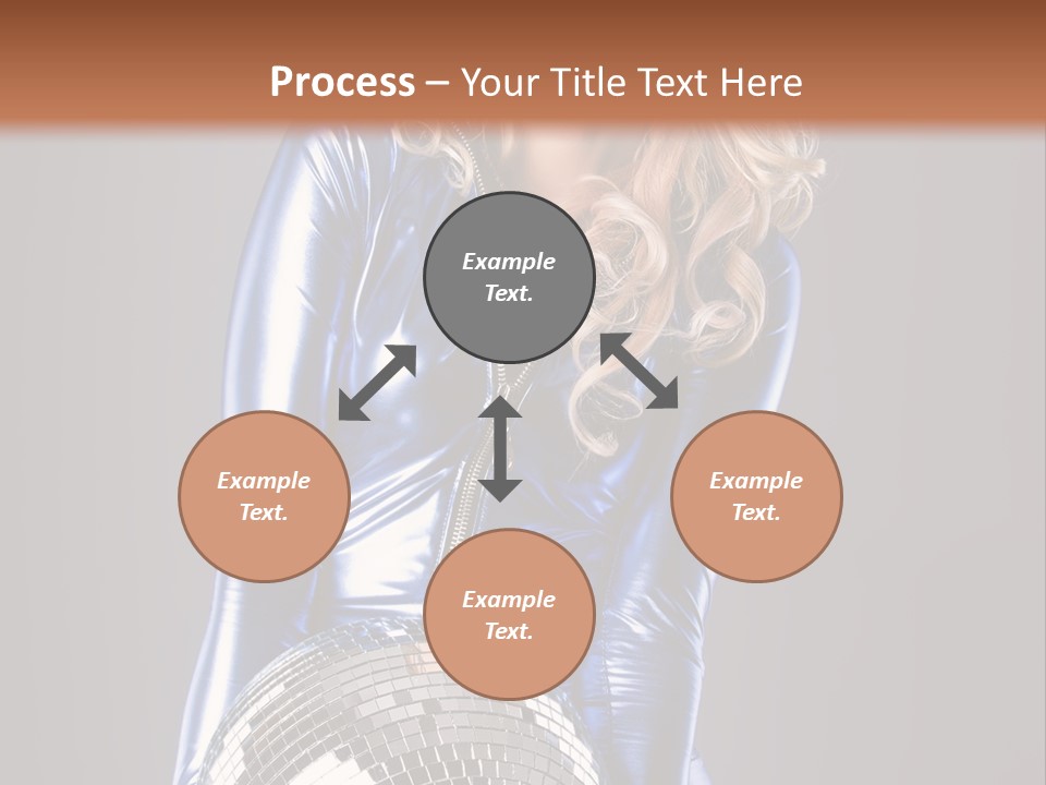 Disco Girl PowerPoint Template