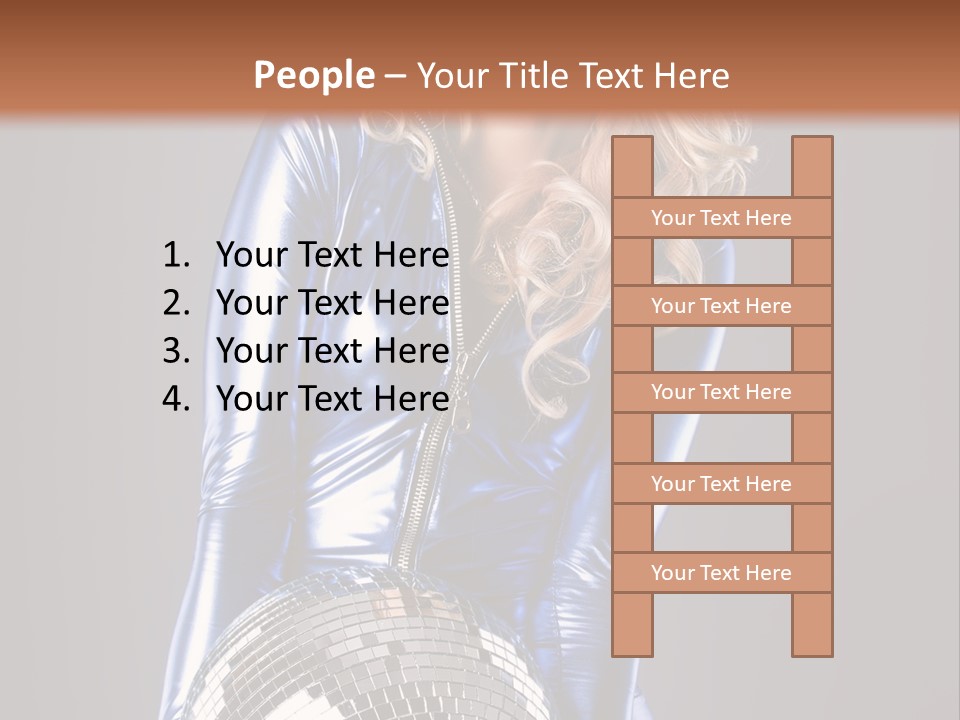 Disco Girl PowerPoint Template