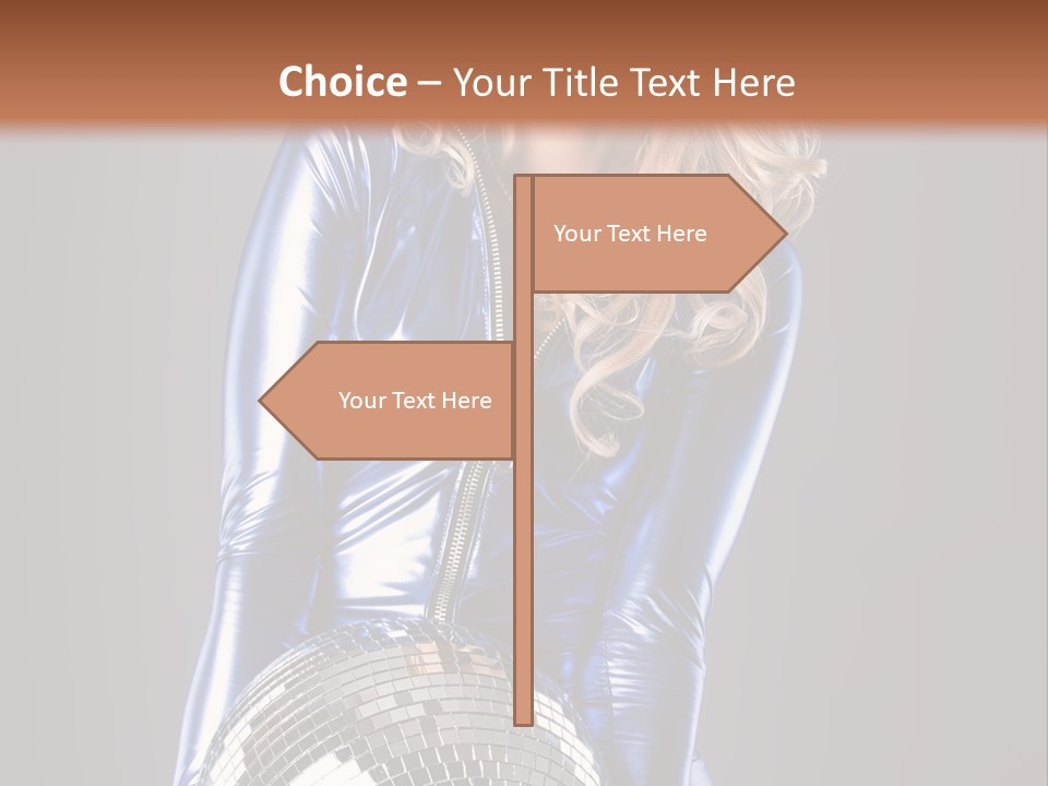 Disco Girl PowerPoint Template