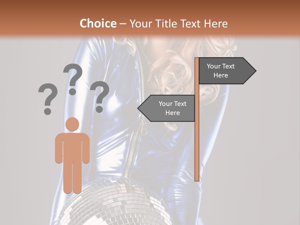 Disco Girl PowerPoint Template