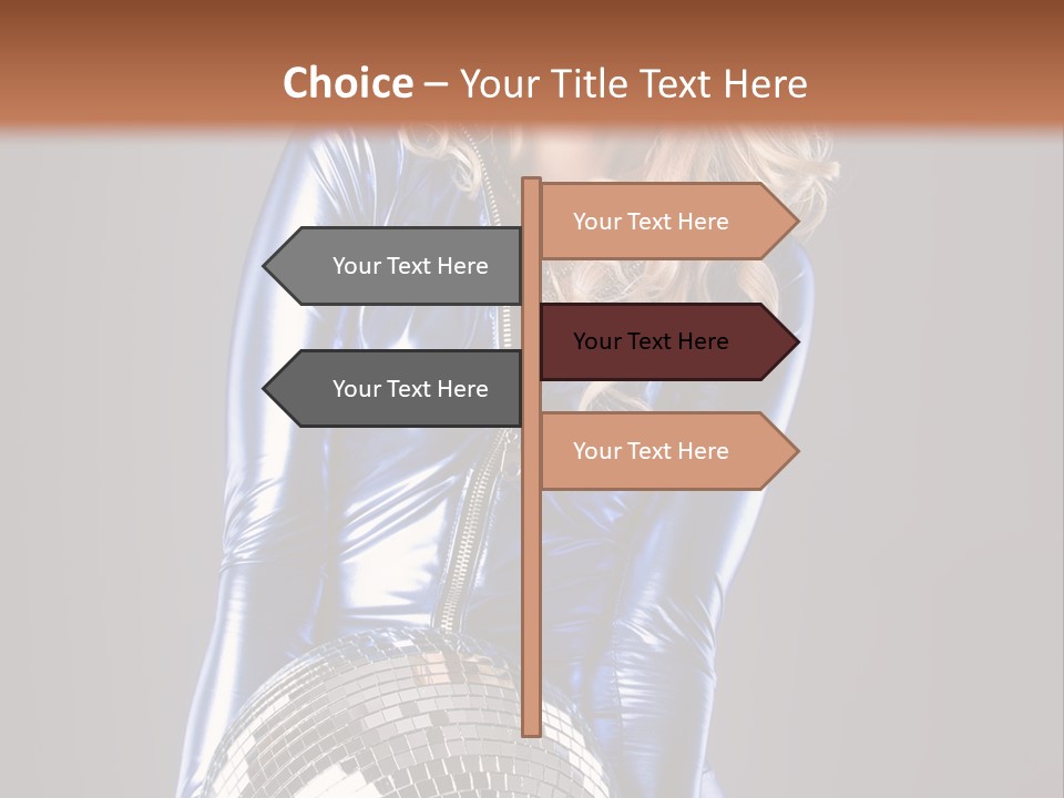 Disco Girl PowerPoint Template