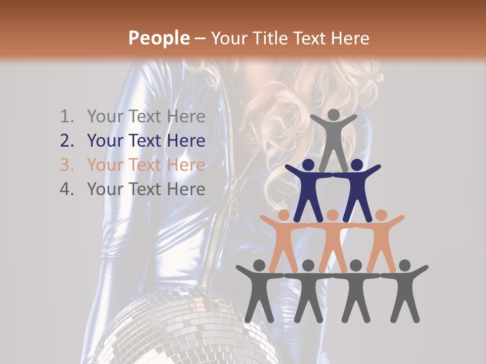 Disco Girl PowerPoint Template