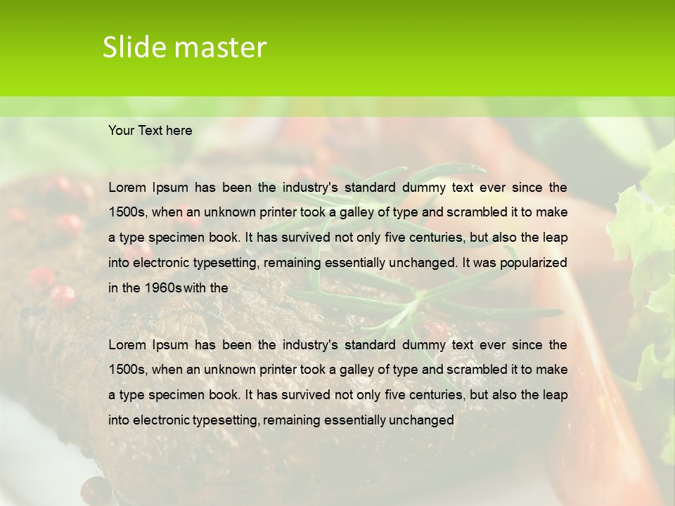 Eat More And Lose Weight PowerPoint Template