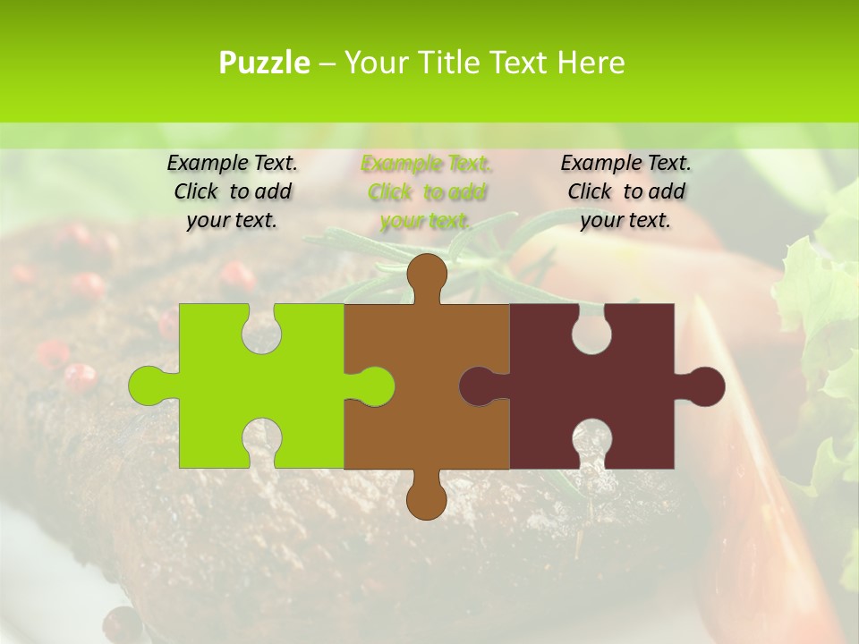 Eat More And Lose Weight PowerPoint Template