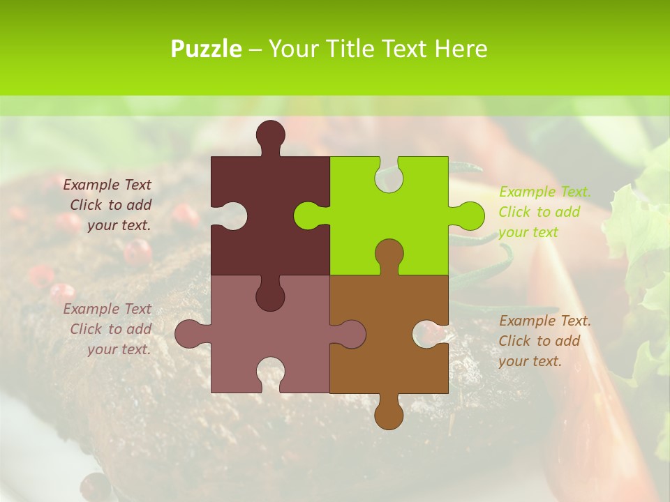 Eat More And Lose Weight PowerPoint Template