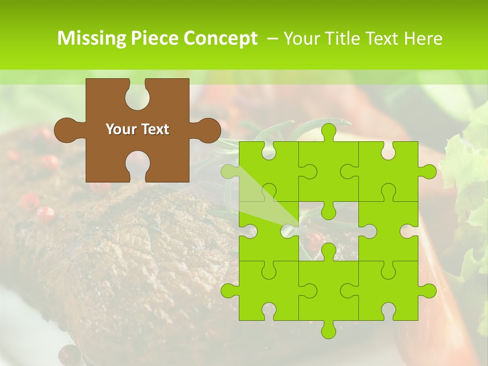 Eat More And Lose Weight PowerPoint Template