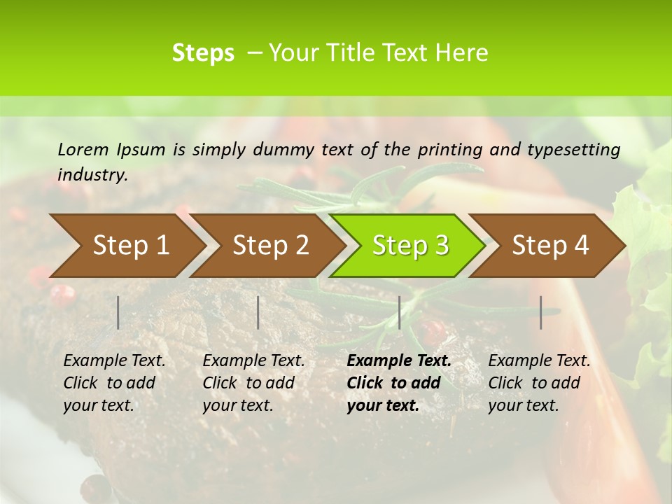 Eat More And Lose Weight PowerPoint Template