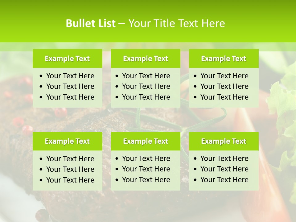 Eat More And Lose Weight PowerPoint Template