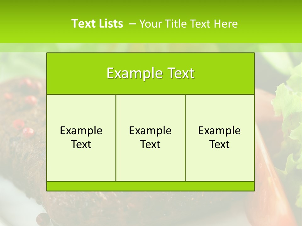Eat More And Lose Weight PowerPoint Template