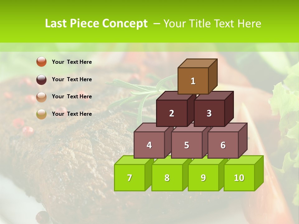 Eat More And Lose Weight PowerPoint Template